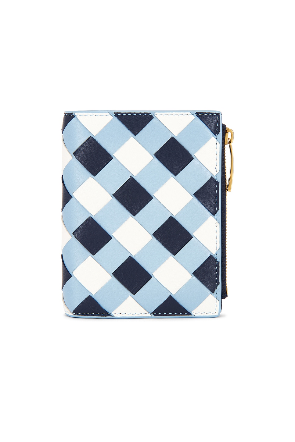 Small Bi-Fold Wallet in Blue