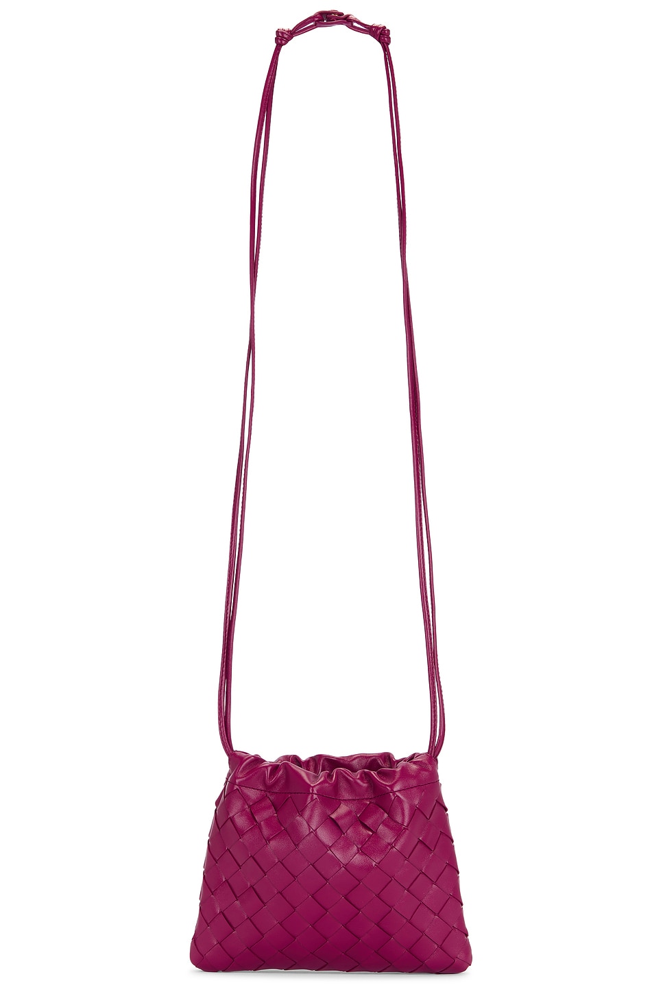 Small Intrecciato Dustbag in Fuchsia