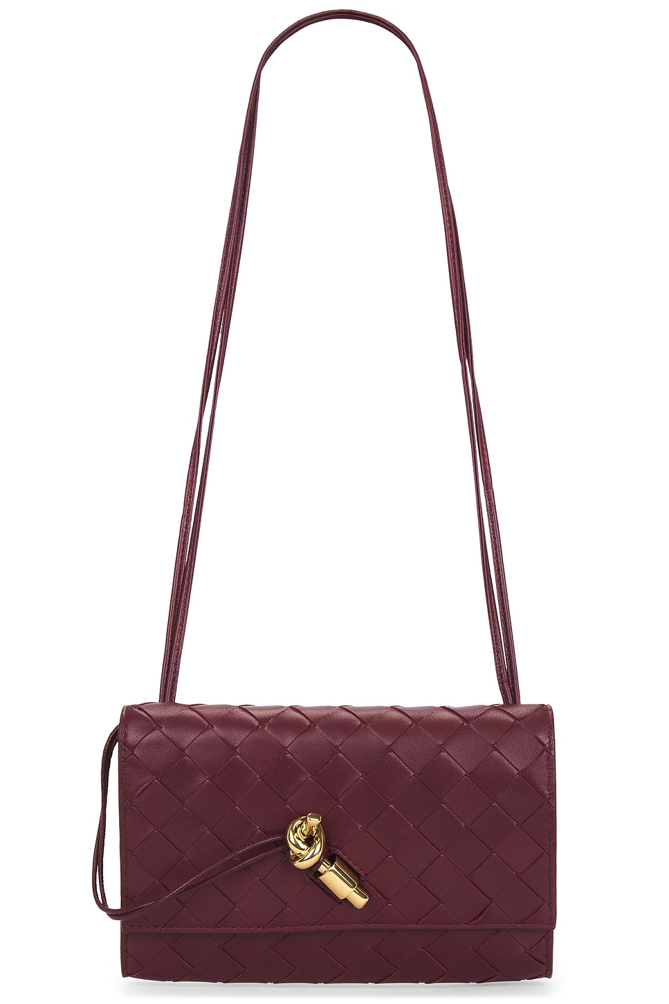 Bottega Veneta Andiamo Slim Pouch On Strap