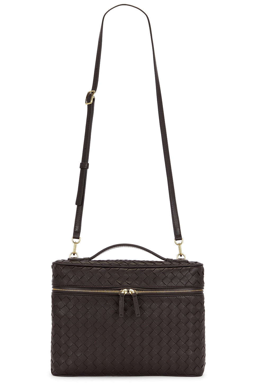 Bottega Veneta Soft Vanity Bag In Brown