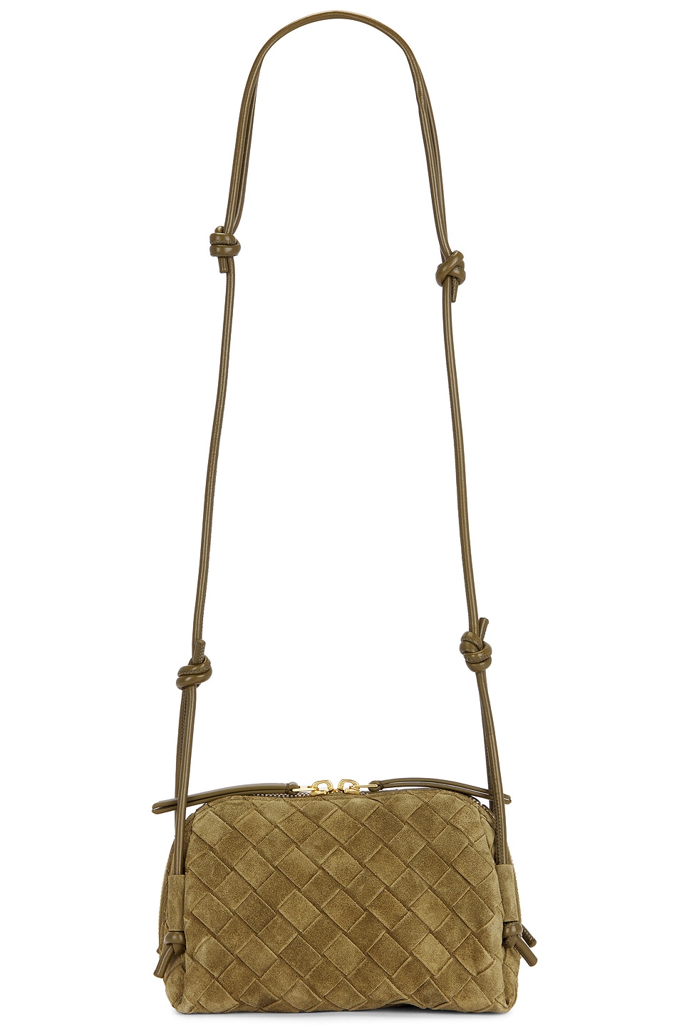 Bottega Veneta Concert Pouch In Brown