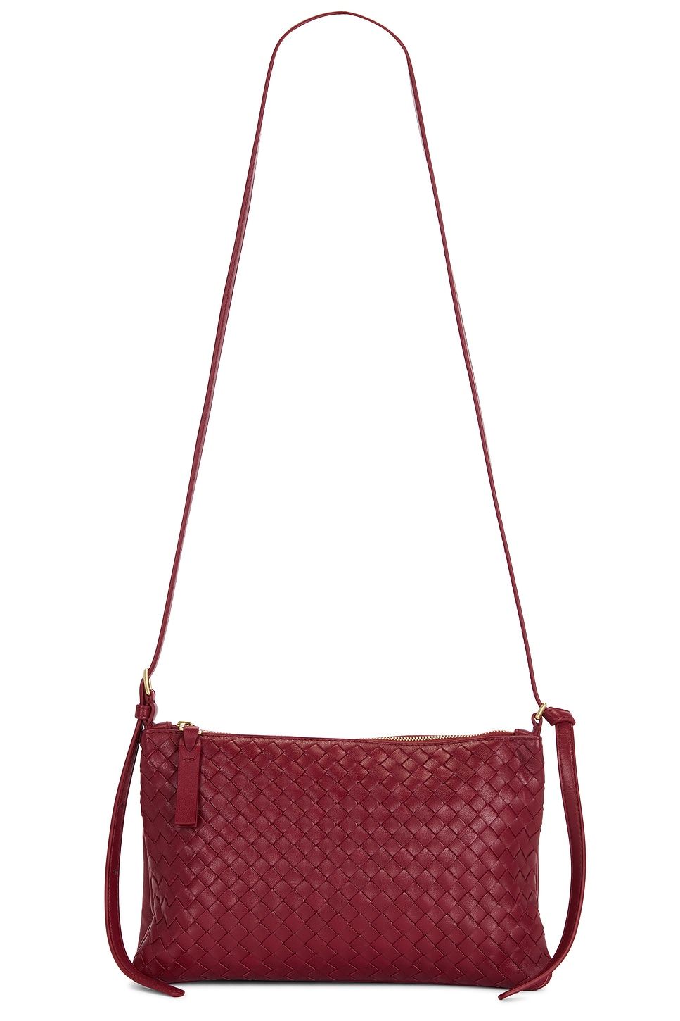 Bottega Veneta Gemellini Medium Bag In Lava Red & Brass Vibrato