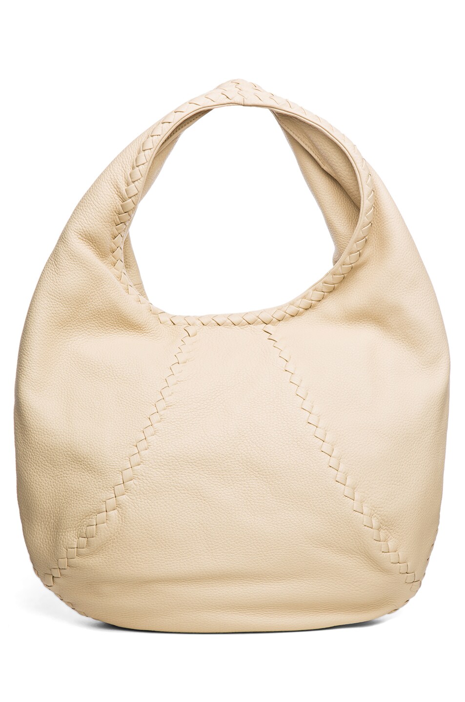 Image 1 of Bottega Veneta Large Hobo Bag in Alabaster