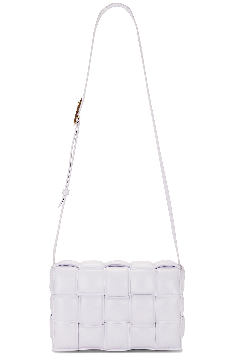 Padded Cassette Crossbody Bag in Lavender