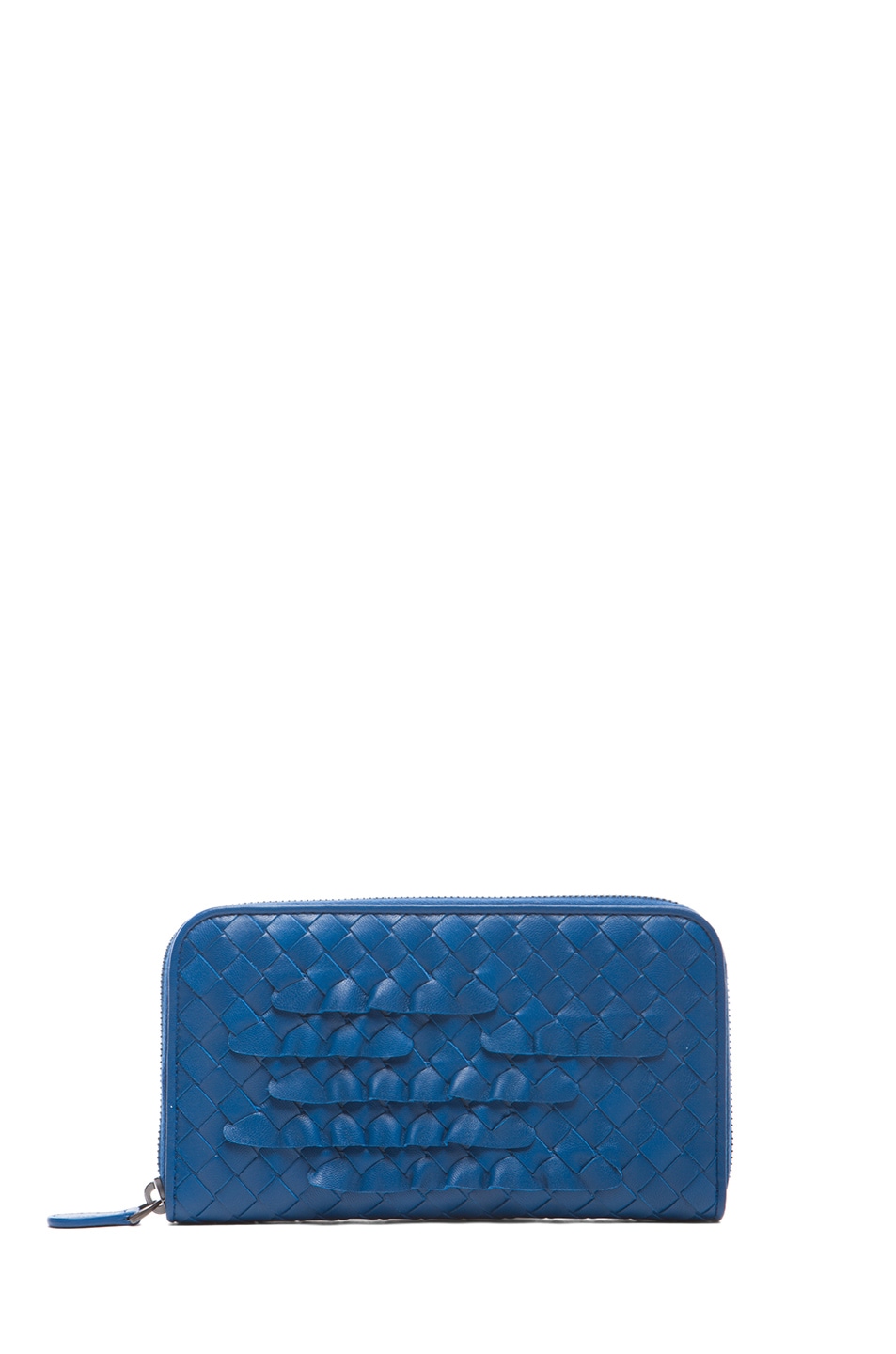Image 1 of Bottega Veneta Intrecciato Minionde Wallet in Electrique