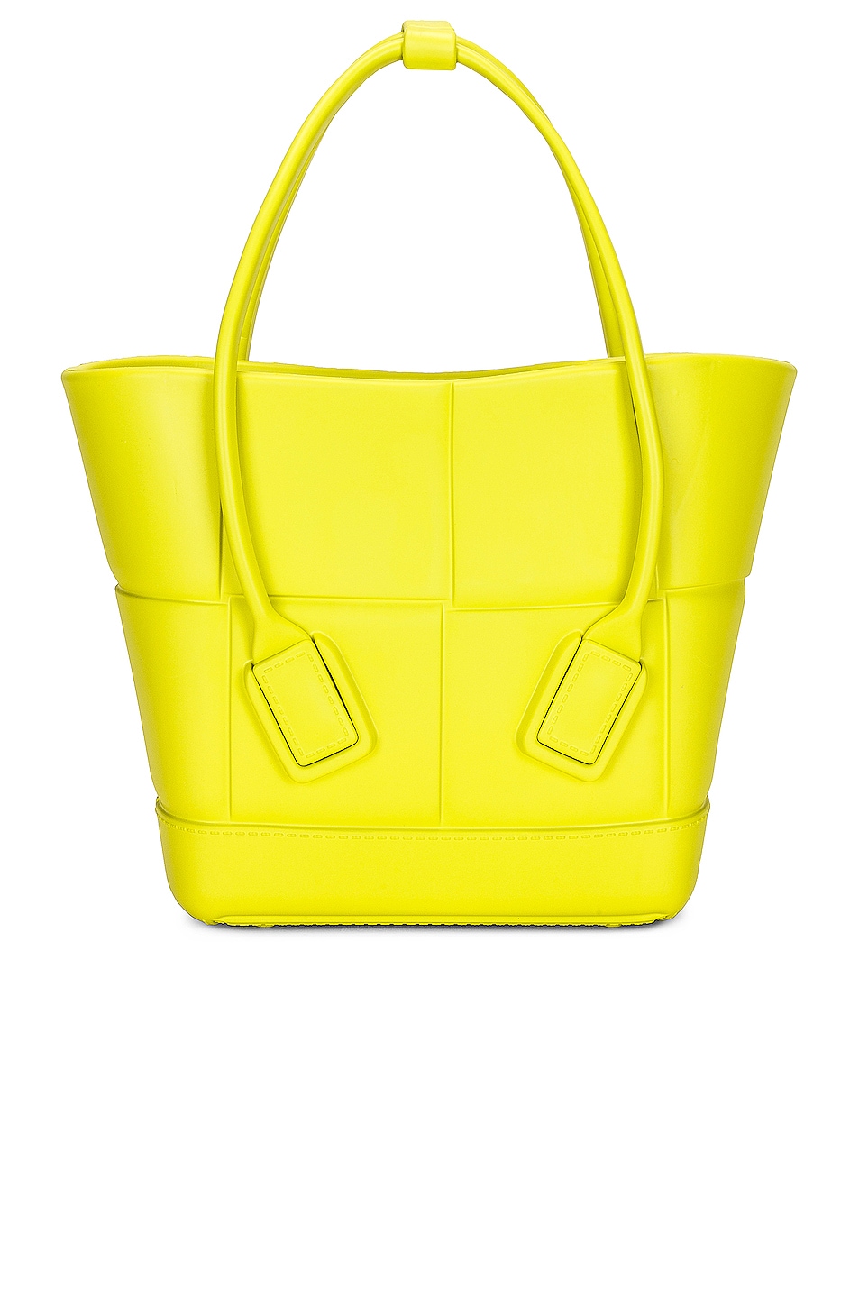 Mini Arco Shopping Tote Bag in Lemon
