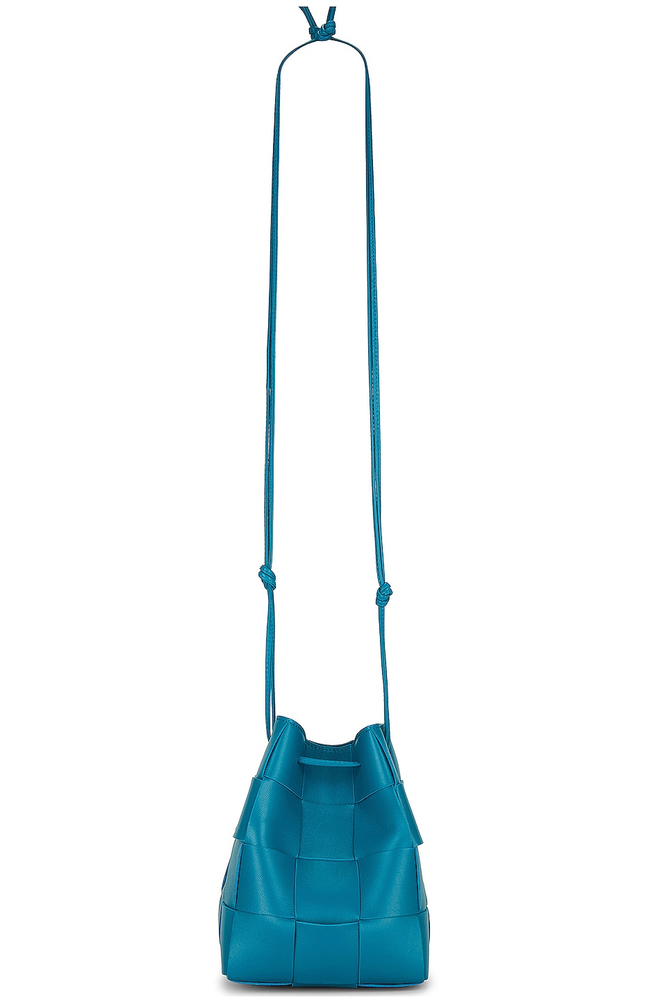 Small Cassette Bucket Bag in Blue