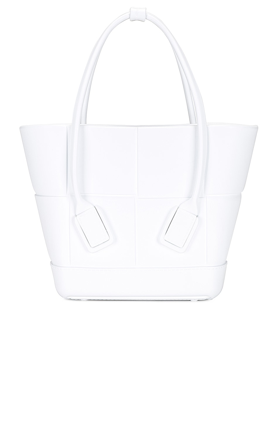 Mini Arco Shopping Tote Bag in White