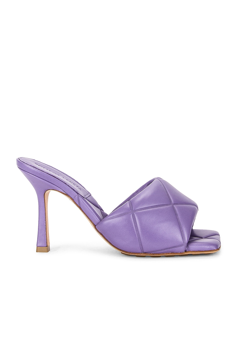 Image 1 of Bottega Veneta BV Rubber Lido Sandals in Lavender