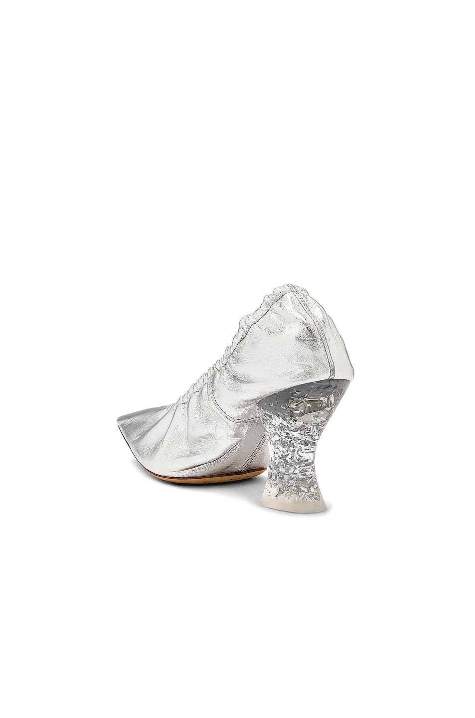 Image 3 of Bottega Veneta Almond Pumps in Silver