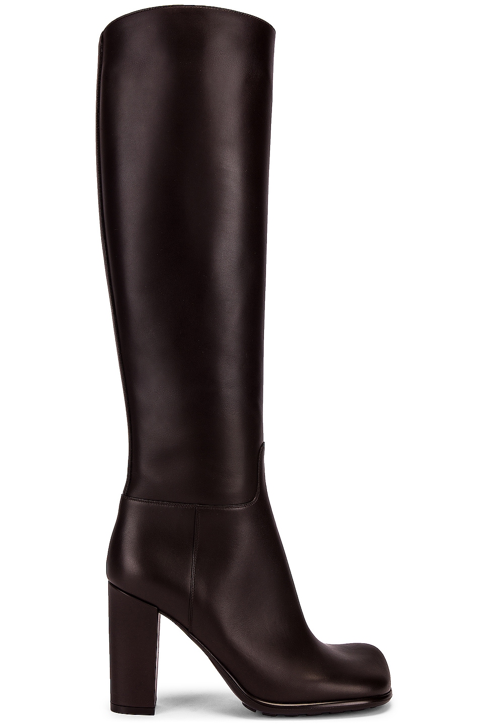 Image 1 of Bottega Veneta Leather Knee High Boots in Fondant