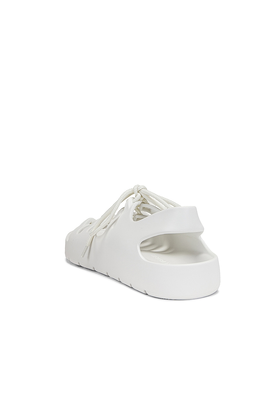 Bottega Veneta | White | Jelly Lace Up Sandals | $490 | Shoes | display picture 1