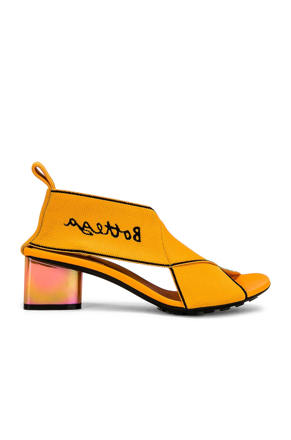 Image 1 of Bottega Veneta Flex Elastic Sandals in Tangerine