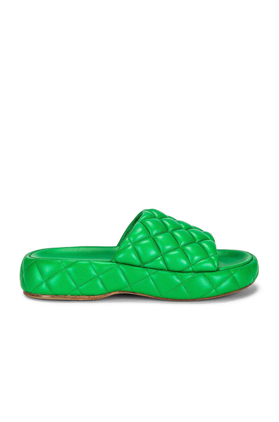 Image 1 of Bottega Veneta Stretch Padded Sandals in Parakeet