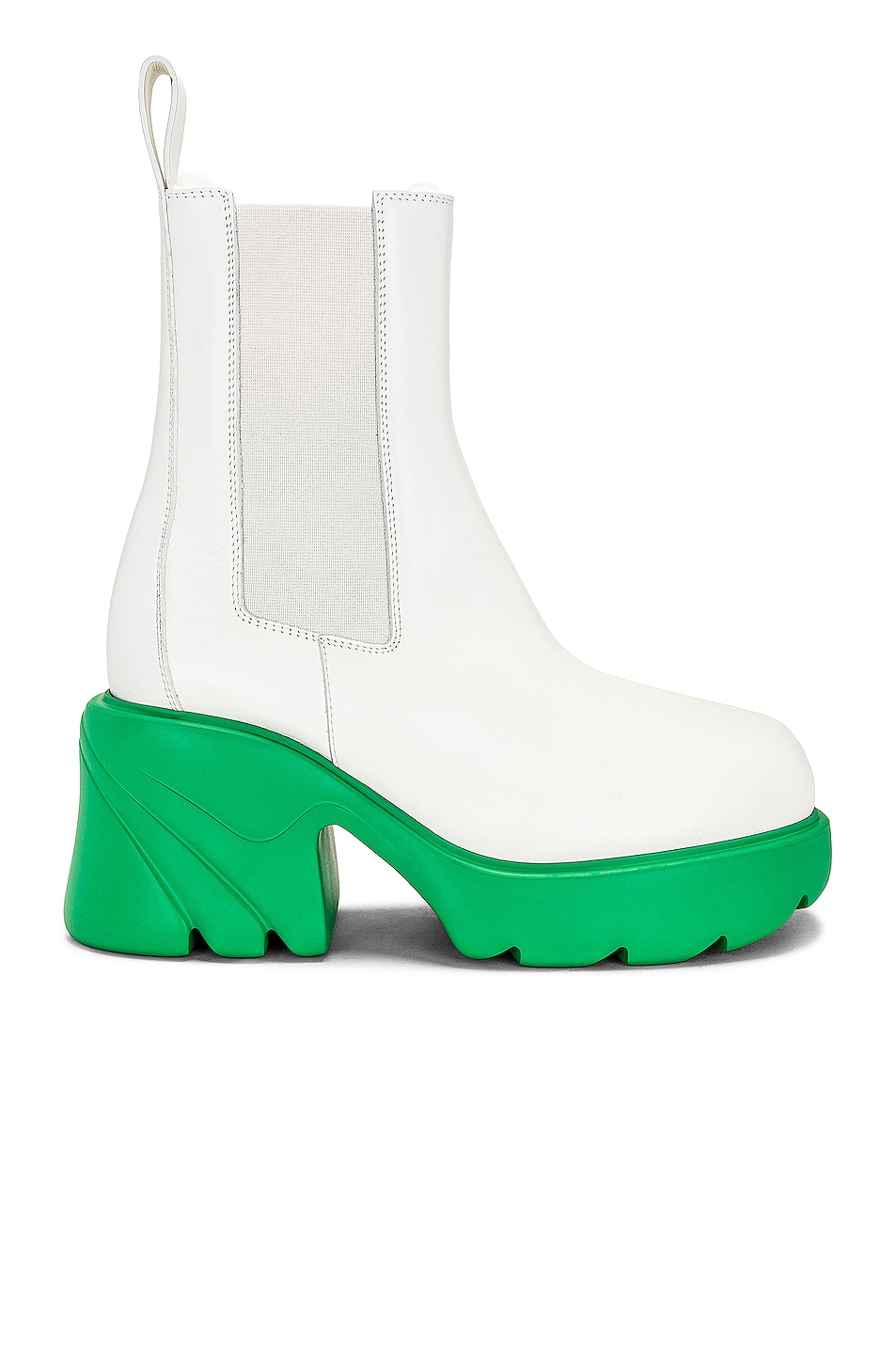 Image 1 of Bottega Veneta Flash Ankle Boots in White & Parakeet