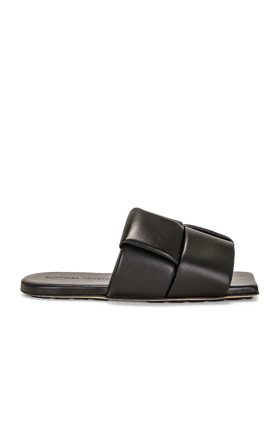 Image 1 of Bottega Veneta Patch Mule Flat Sandal in Black