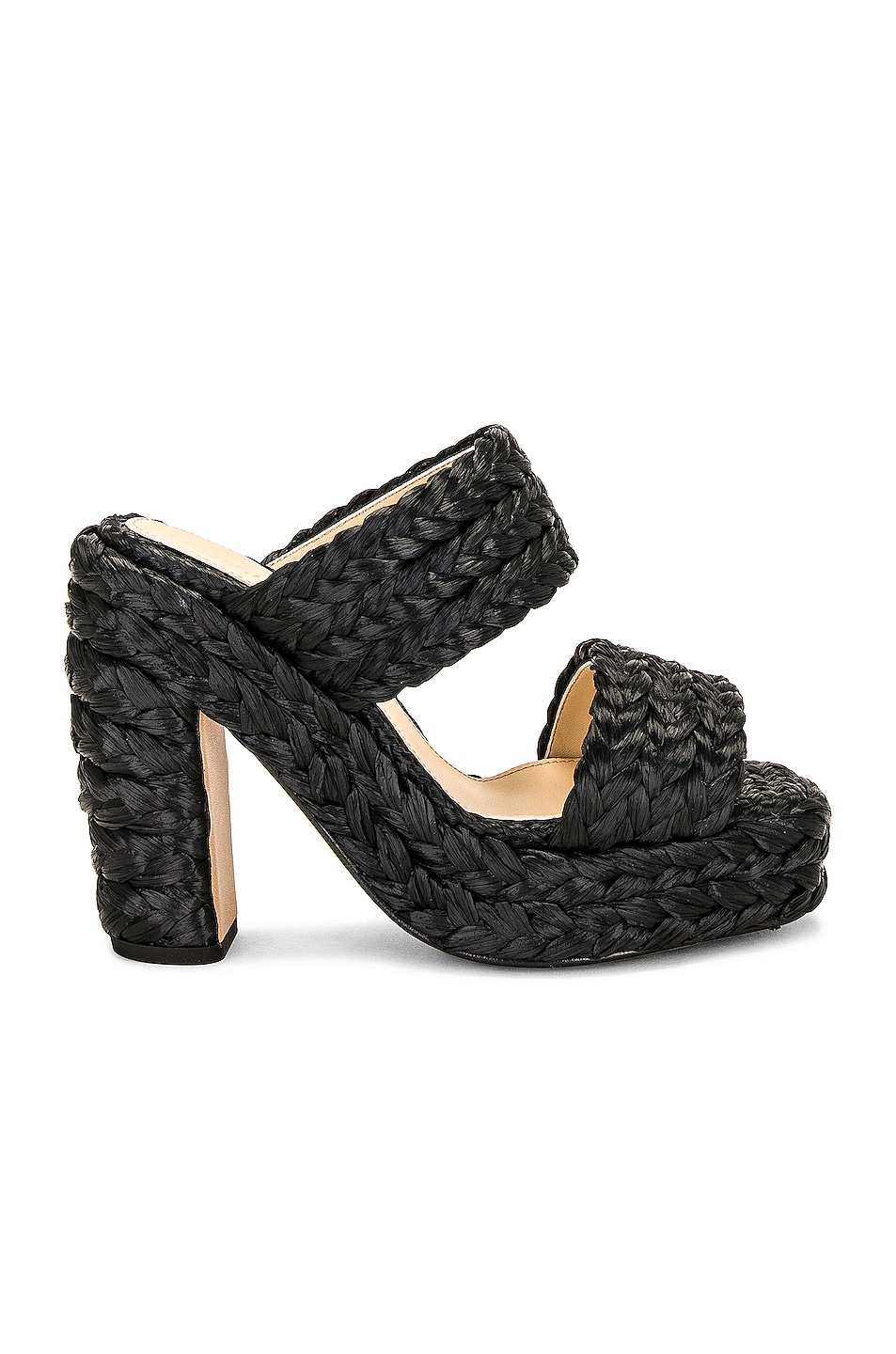 Image 1 of Bottega Veneta Trinity Weave Mule Sandal in Black