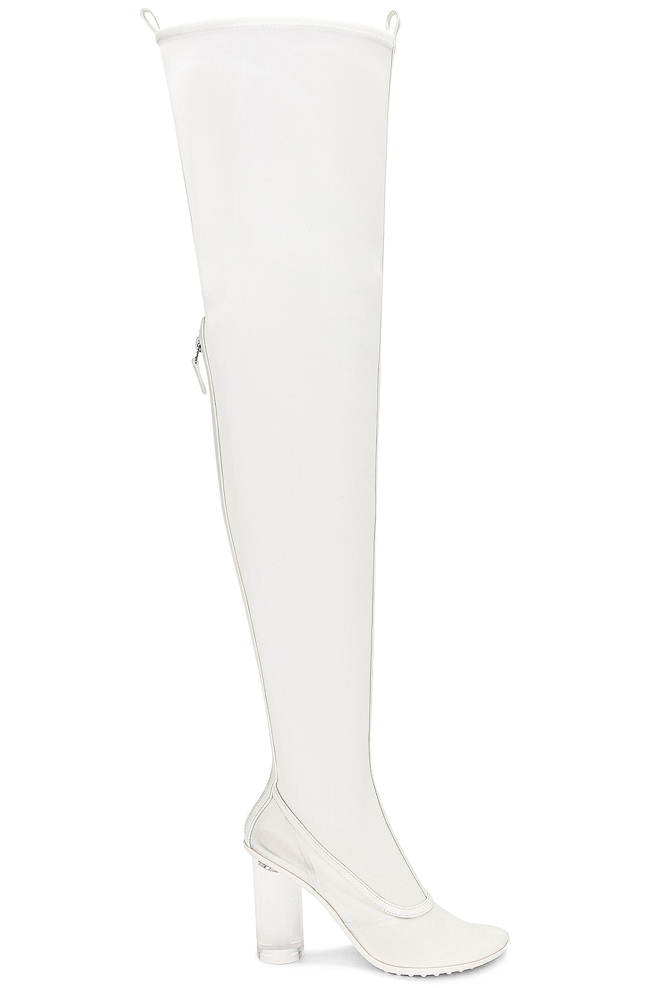 Image 1 of Bottega Veneta Atomic Over the Knee Boot in White
