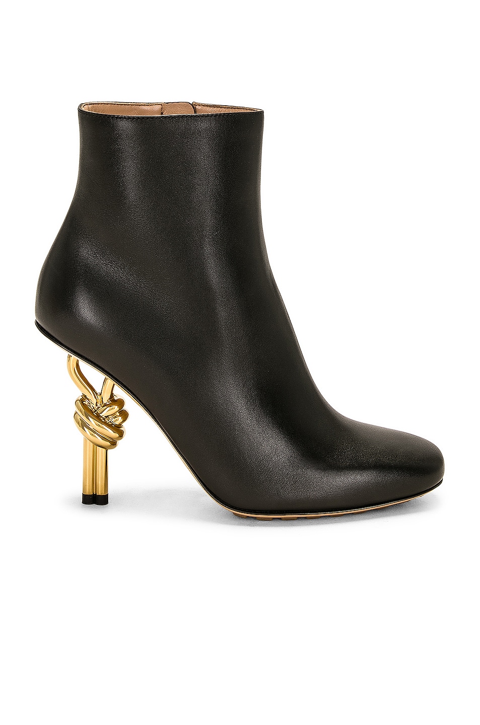 Image 1 of Bottega Veneta Knot Ankle Boot in Black