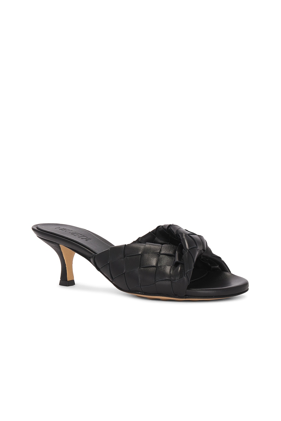 Shop Bottega Veneta Blink Sandal In Black