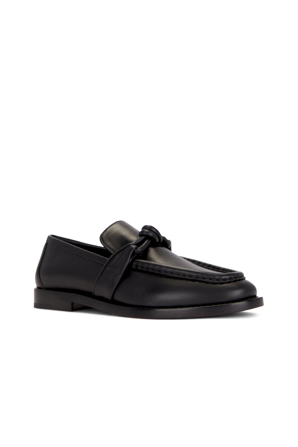 Shop Bottega Veneta Astaire Flat Loafer In Black