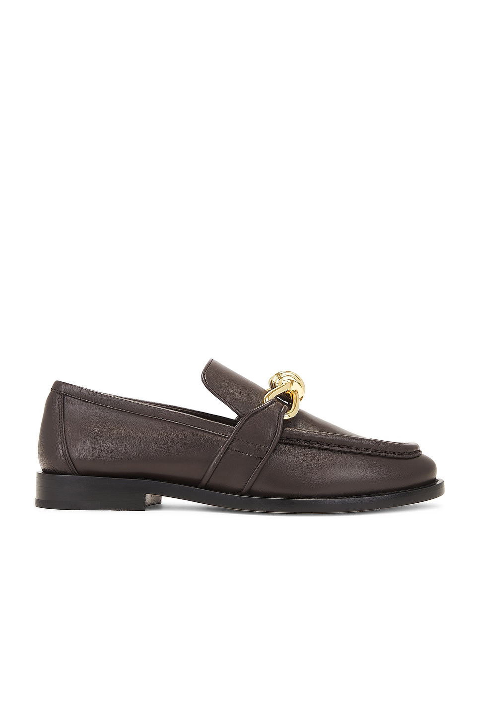 Astaire Flat Loafer in Chocolate