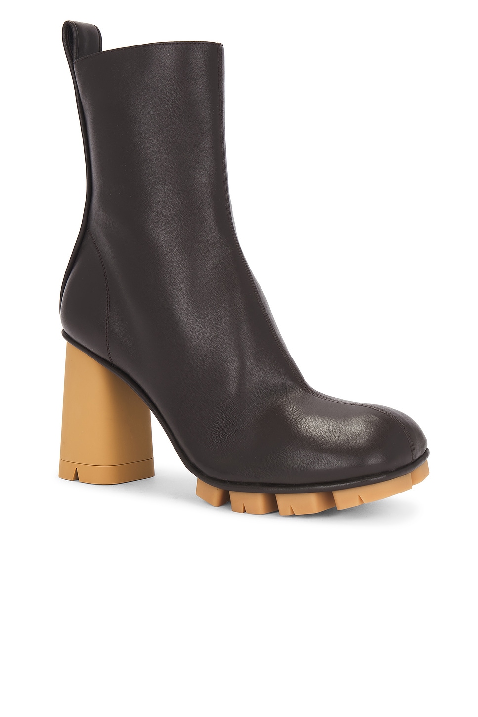 Shop Bottega Veneta Shore Ankle Boot In Fondant