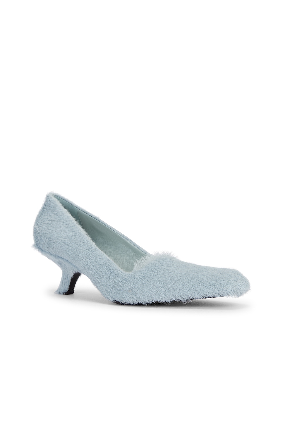 Bottega Veneta Blue Boogie Heels In Hail