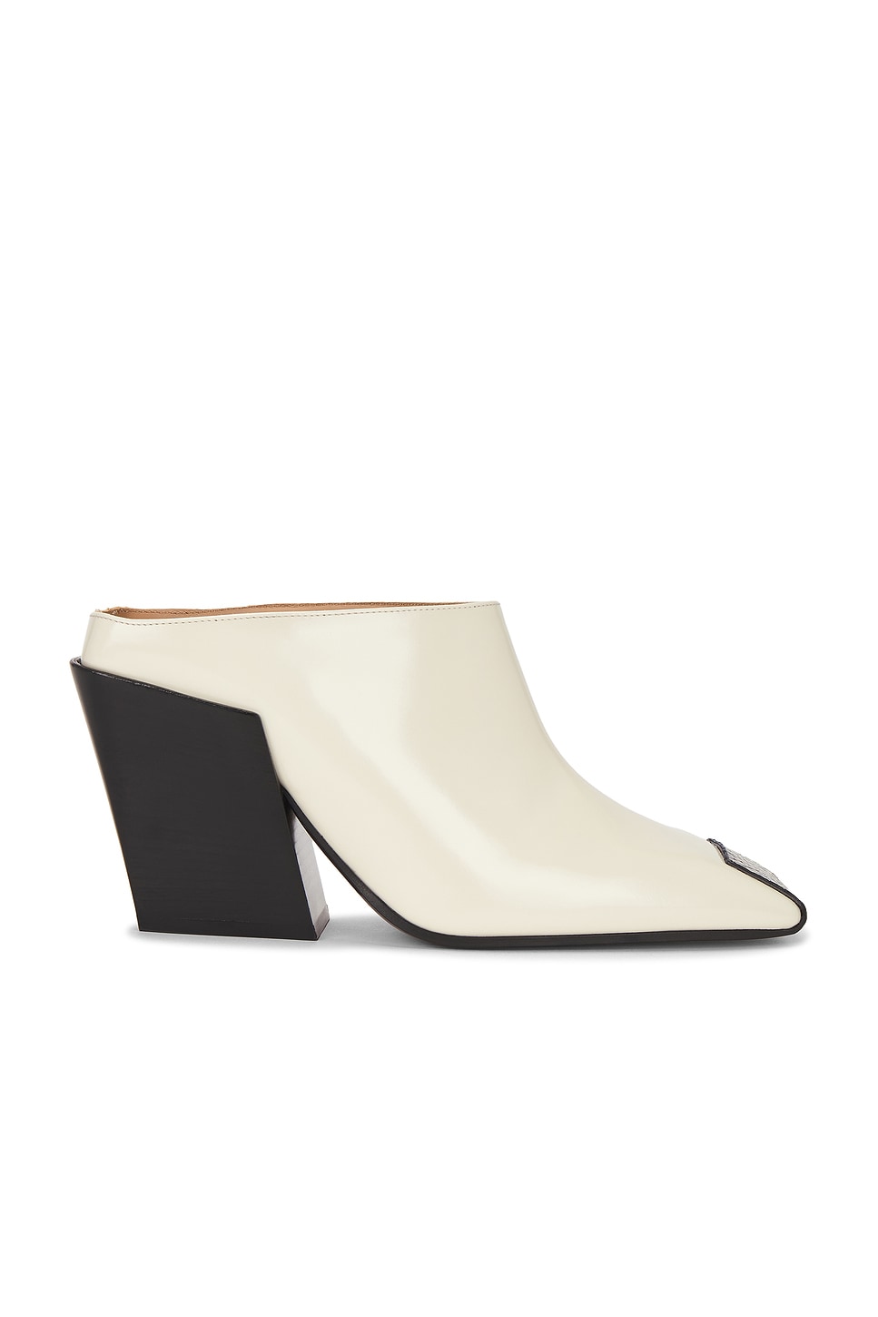 Image 1 of Bottega Veneta Mule Pump in Sea Salt & White