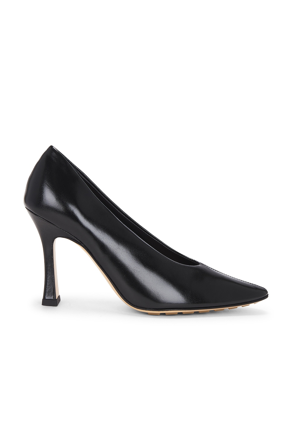 Bottega Veneta Scarpe Con Tacco Sofia In Pelle Verde Scuro Donna In Black