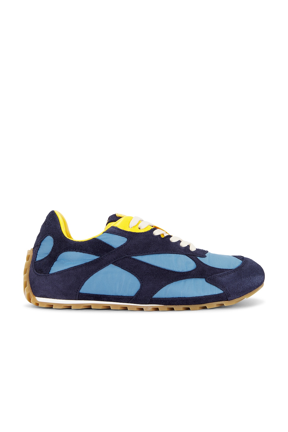 Image 1 of Bottega Veneta Orbit Sneaker in Abyss, Ice, & Egg Yolk