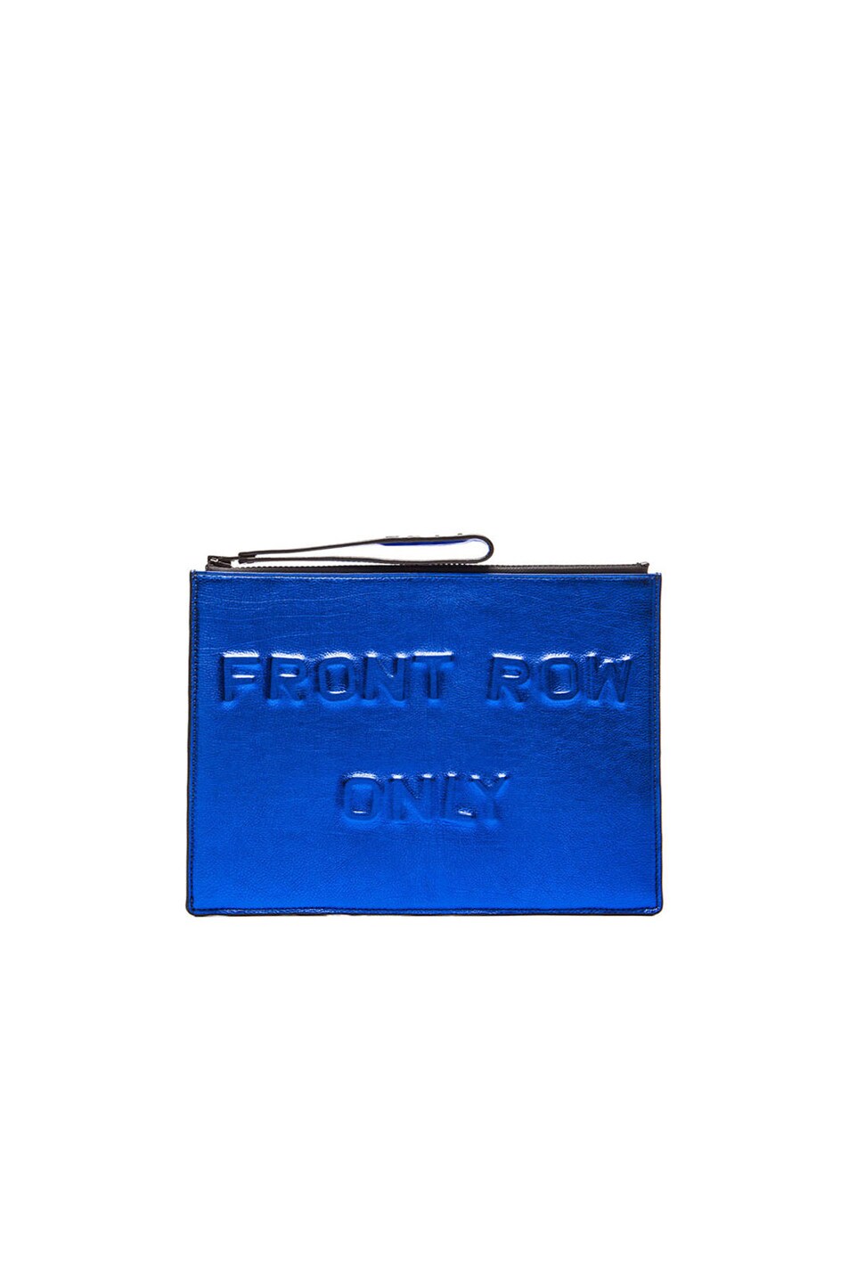 Image 1 of Boyy Small FRONT ROW ONLY Clutch in Metallic Blue