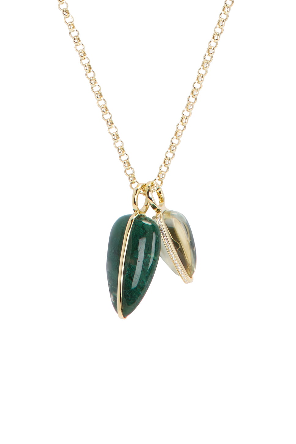 BY PARIAH PEBBLE SET NECKLACE