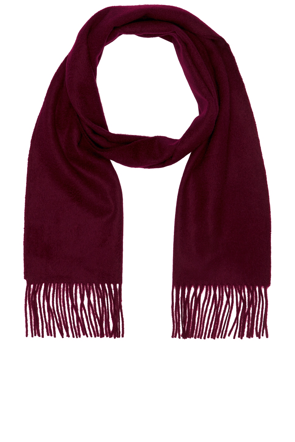 Cashmere Scarf Solid in Burgundy