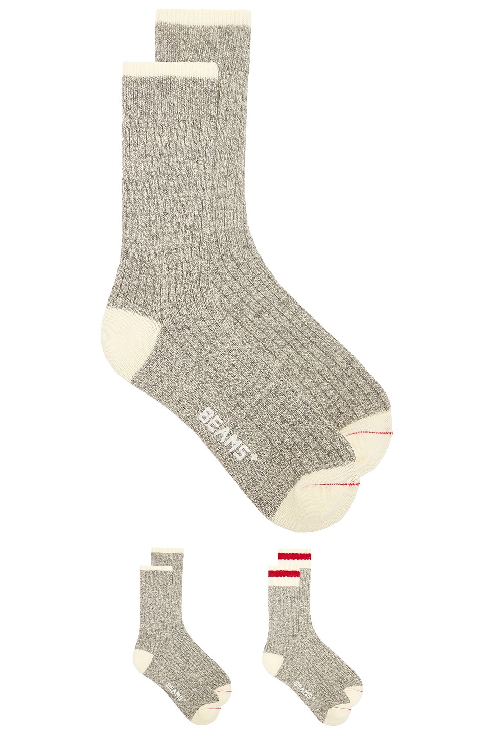 Rag Socks in Grey