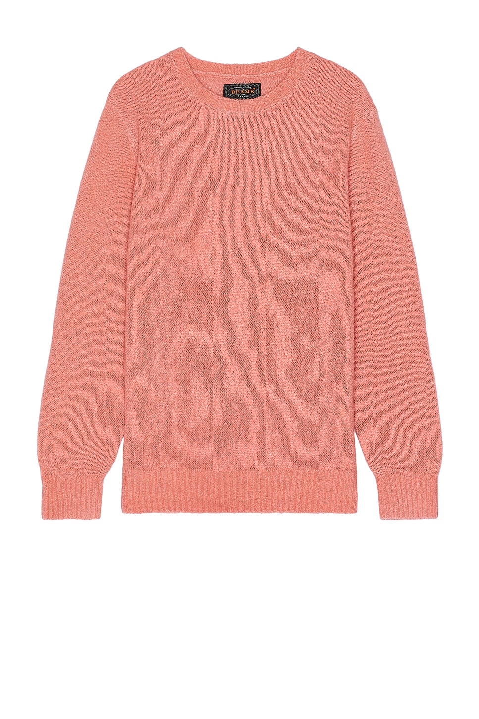 Image 1 of Beams Plus Crew Cashmere Sweater in Pink