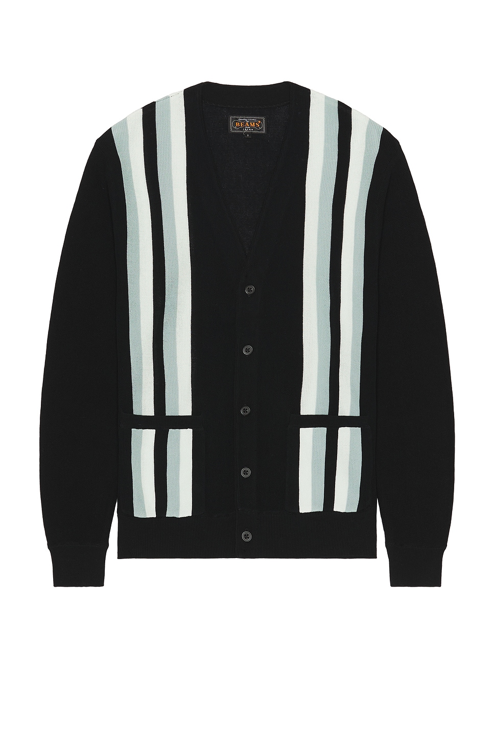Cardigan Stripe in Black