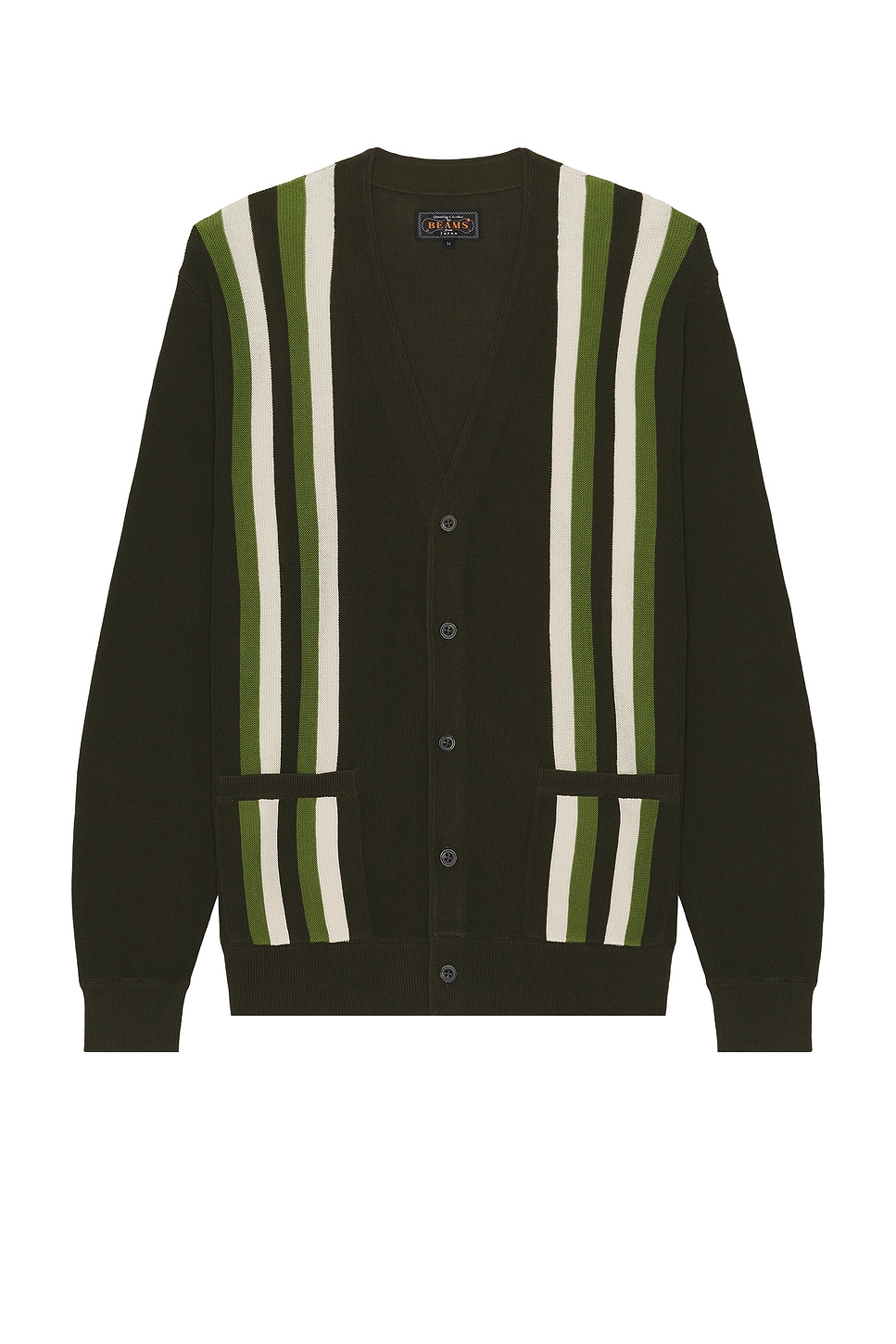 Cardigan Stripe in Dark Green