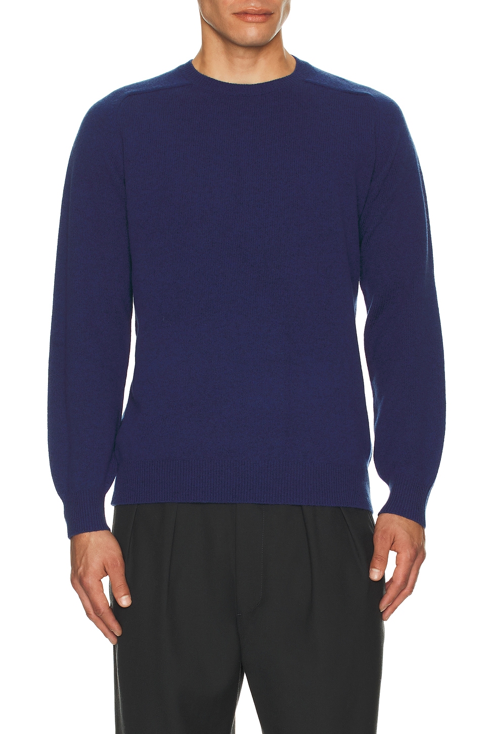 Image 1 of Beams Plus Crew 9g Sweater in Blue