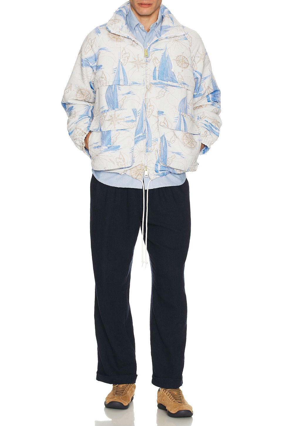Image 1 of Beams Plus Sailing Jacket in Yacht & Nautical