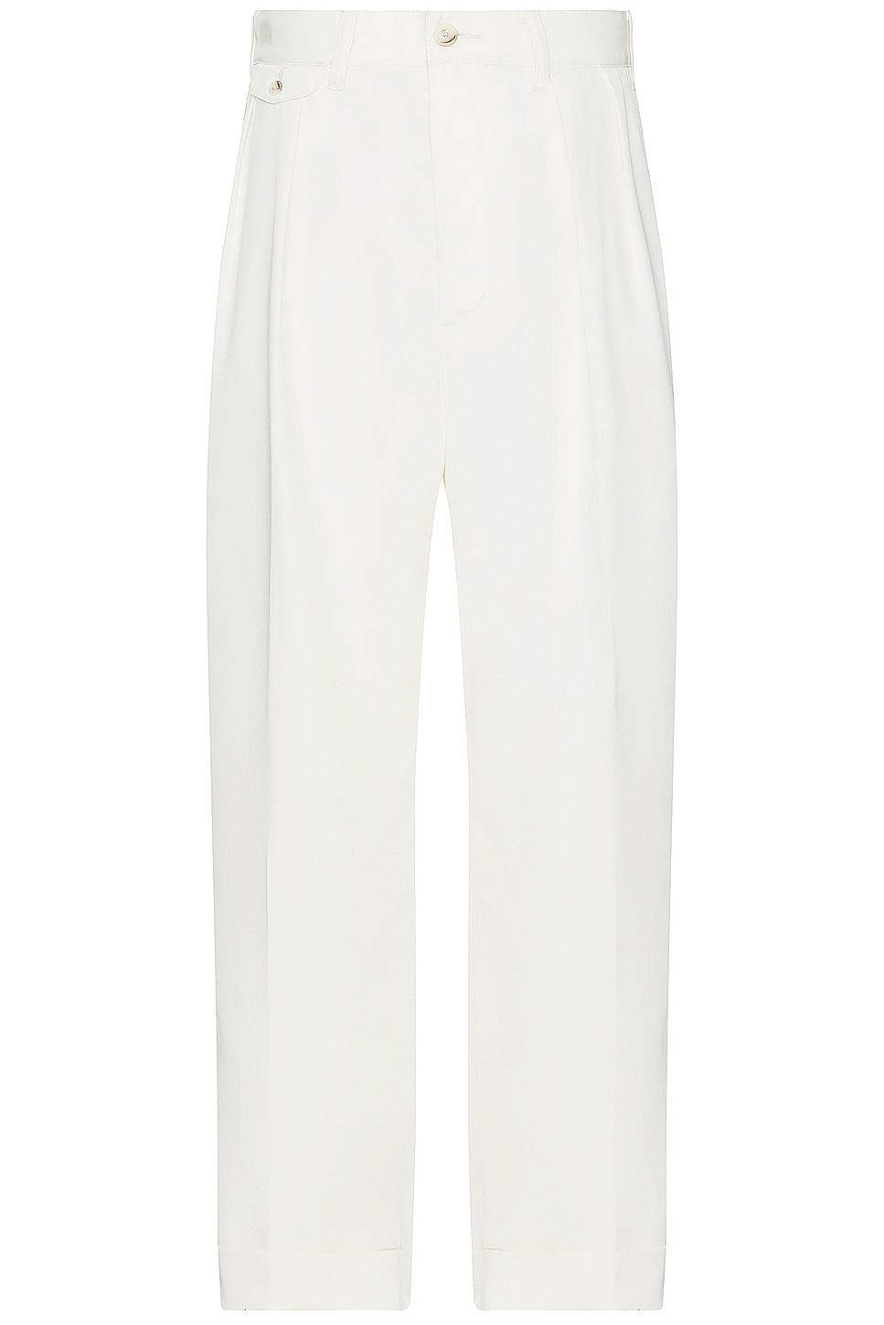 Image 1 of Beams Plus 2 Pleats Trousers Pe Twill in Oyster