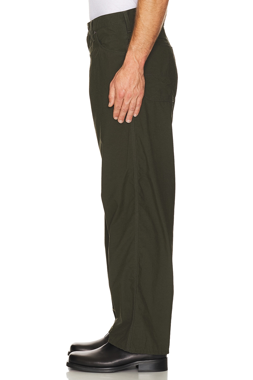 Image 1 of Beams Plus Painter Pants Nylon Oxford in Olive