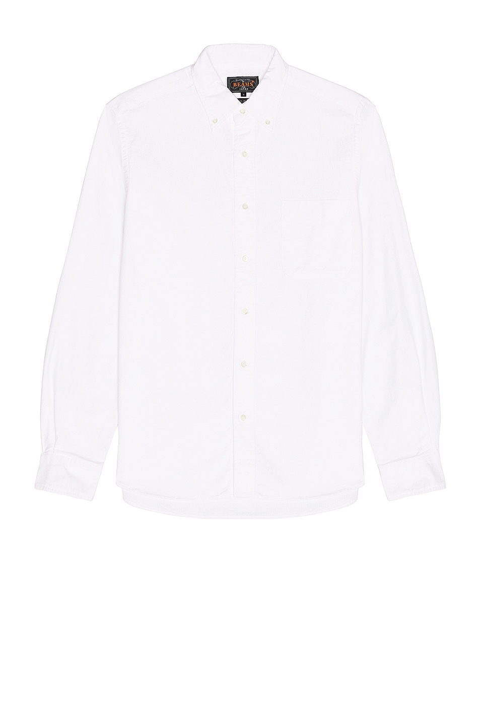 Image 1 of Beams Plus B.D Oxford in White