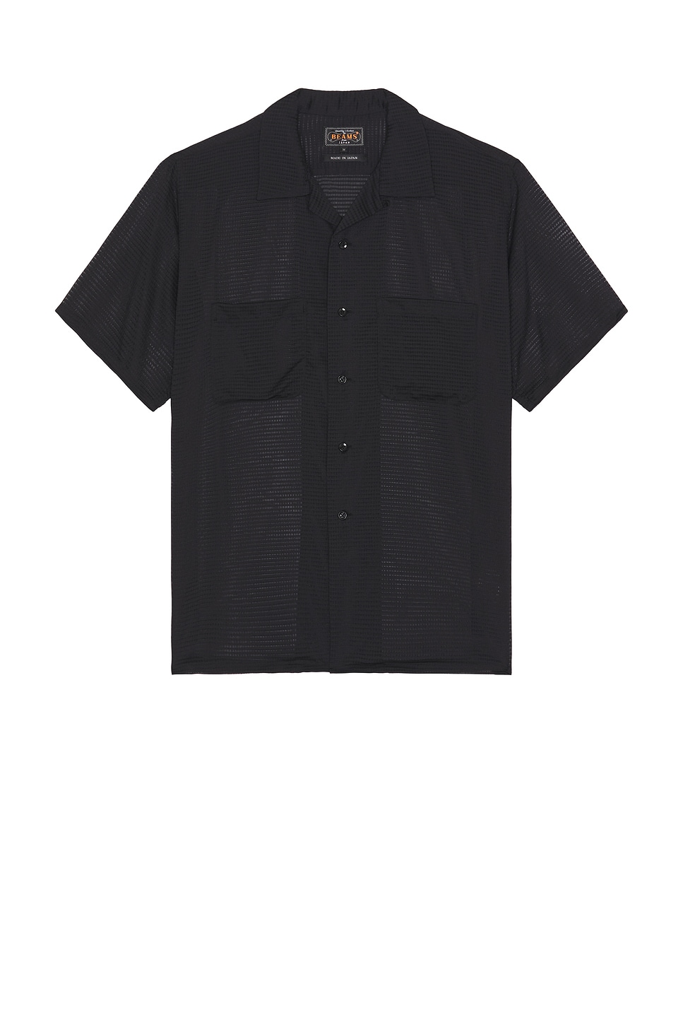 Image 1 of Beams Plus Open Color Mesh in Black