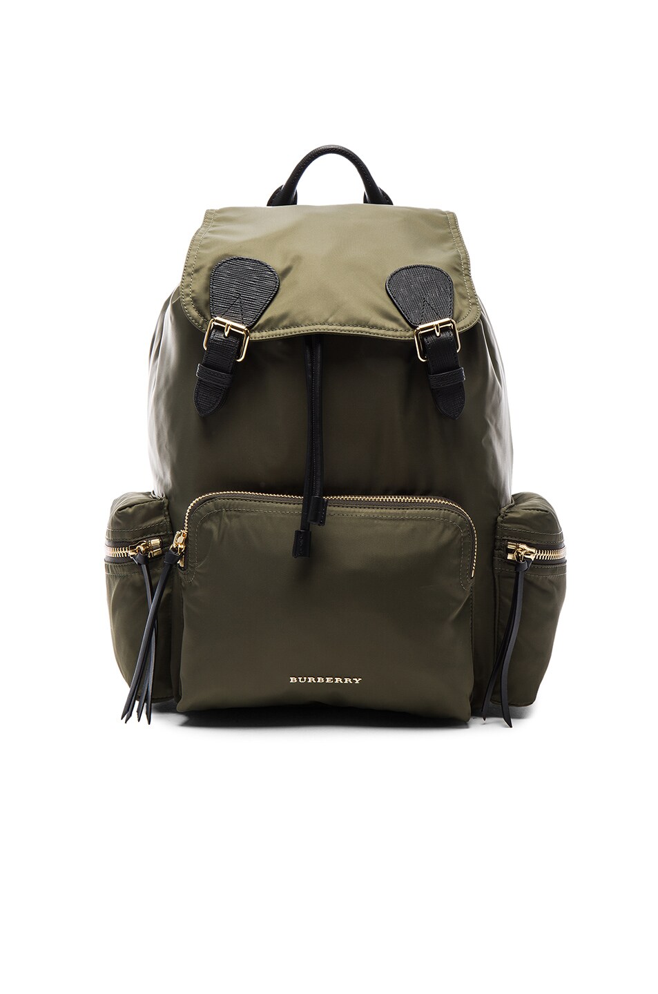 Image 1 of Burberry Prorsum Large Nylon Rucksack in Canvas Green
