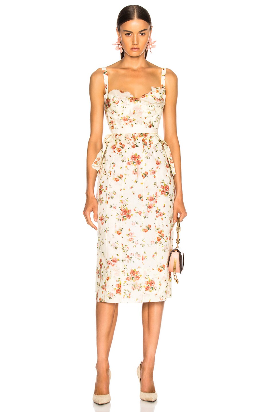 Image 1 of Brock Collection Dailey Dress in Cream Multicolor