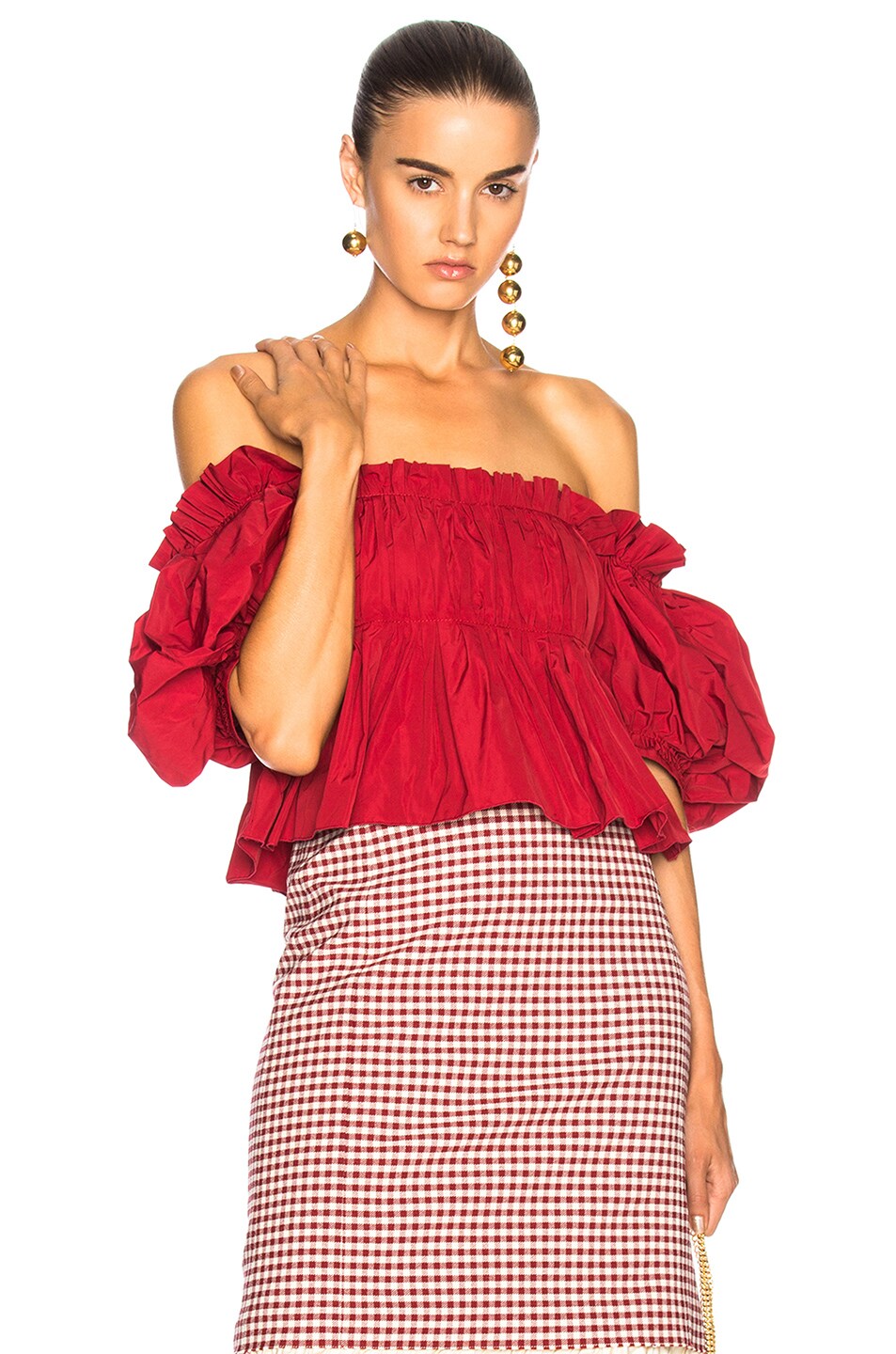 Image 1 of Brock Collection Toni Top in Red