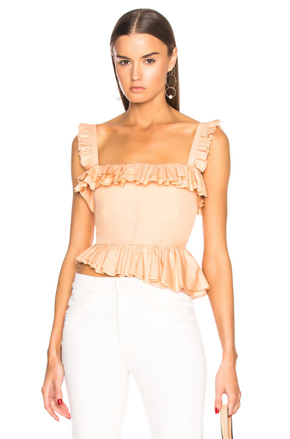 Image 1 of Brock Collection Tegan Top in Peach