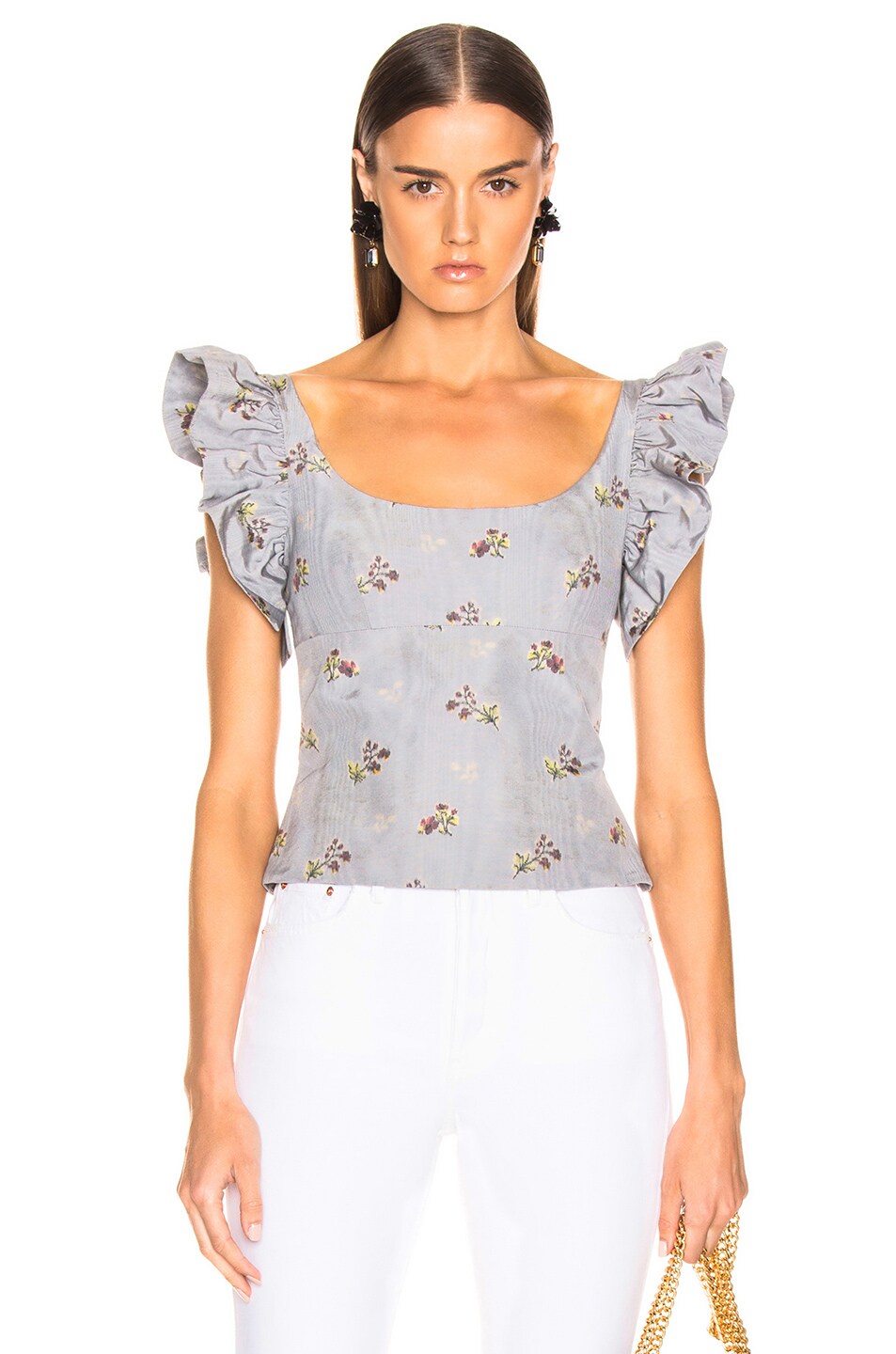 Image 1 of Brock Collection Tinsley Top in Lavender Multi