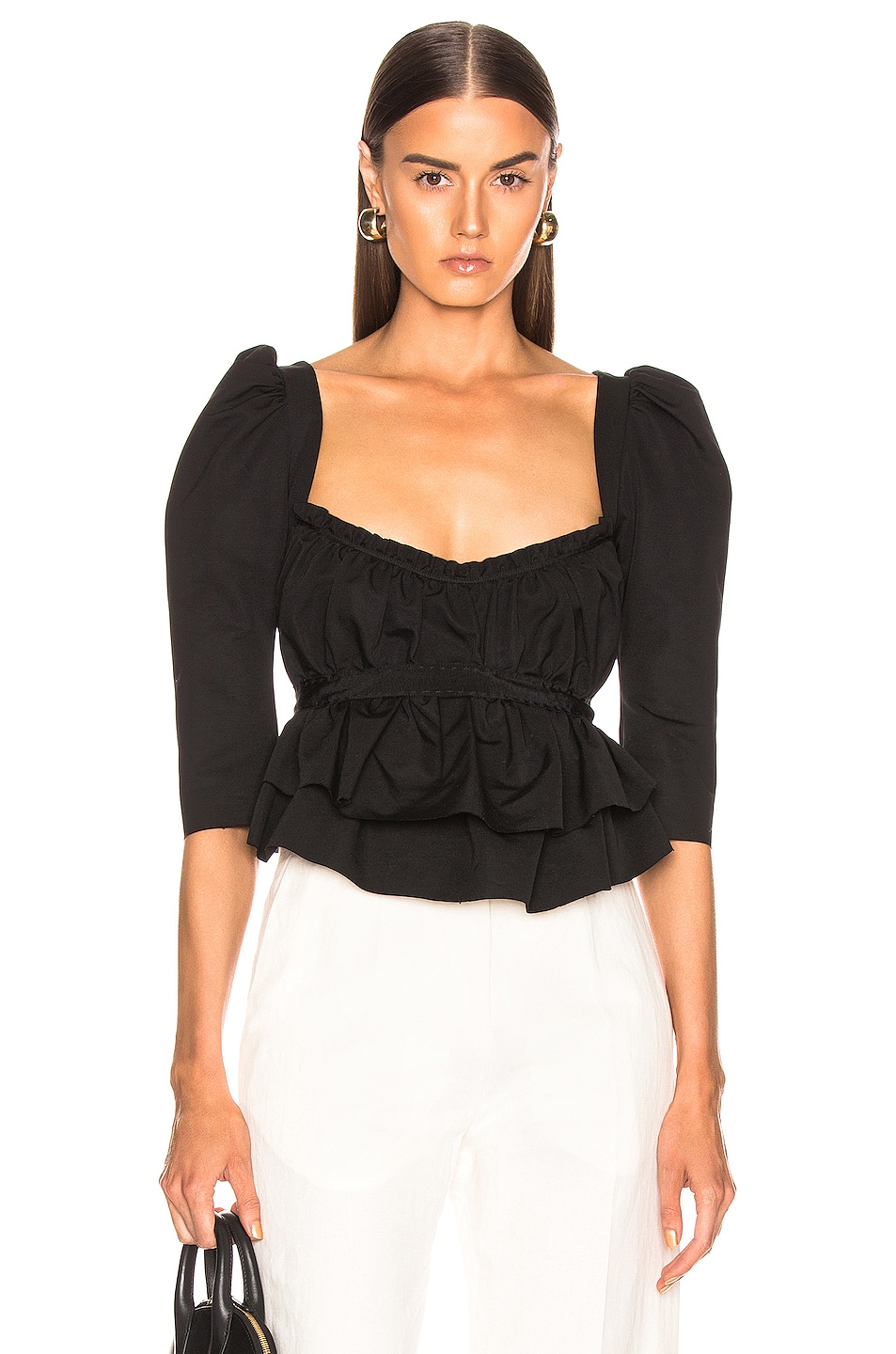Image 1 of Brock Collection Occupy Ladies Blouse in Black
